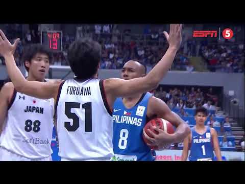 Calvin Abueva vs Takatoshi Furakawa | FIBA World Cup 2019 Asian Qualifiers