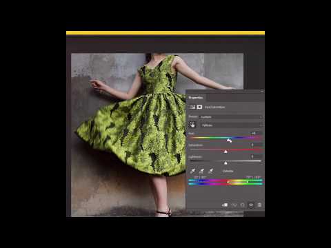 1 minute magic How to change Dress Color Quickly in Photoshop