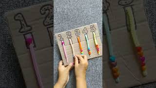 Diy problem-solving activity number learning #montessori #montessoriactivities #montessorilearning