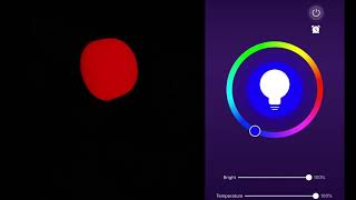 How to set the smart bulb timing function and color