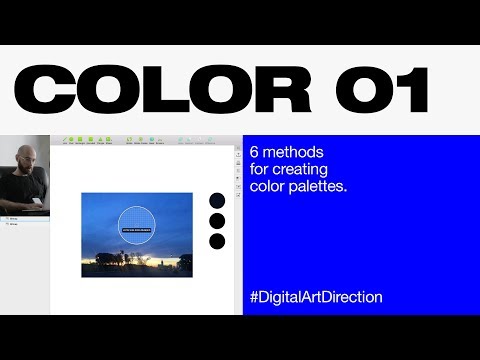 6 methods for creating color palettes for Web Design - Color 01