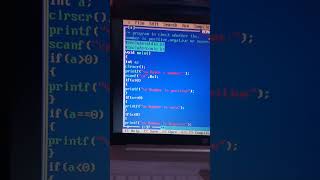 Check the number positive negative or zero*/,#shorts video #Coding kre