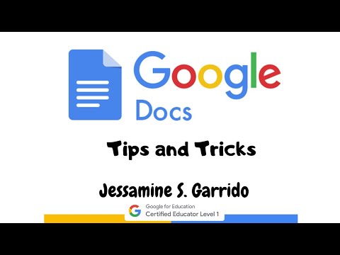 Google Docs Tips and Tricks #drive #googlesuite #gsuite