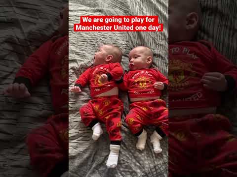 Manchester United is the team we, The Wiggin Twins will play for one day! 😃😃