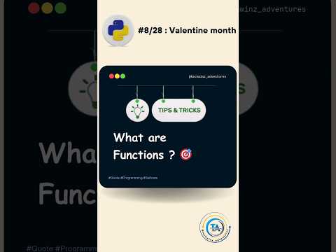 🚀 Day 8/28: Python Functions🚀