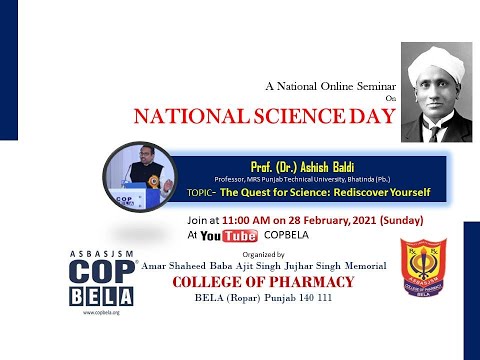 A National Seminar On  NATIONAL SCIENCE DAY