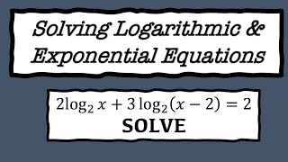 Solving Logarithmic and Exponential Equations | Pre-Calculus