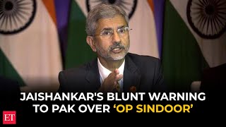 Operation Sindoor | EAM S Jaishankar issues strong message to Pakistan: ‘Zero tolerance for terror…’