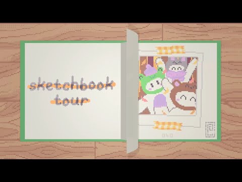 Sketchbook Tour - 100 Days of Doodles