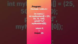 Arrays in c Language  #easy explanation #clanguagecoding
