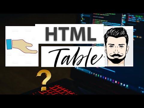 how to create HTML basic table.