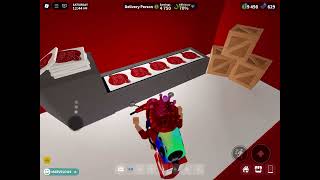 Getting a job in Roblox Bloxburg.