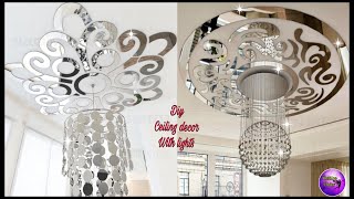 ❣️DIY CEILING DECOR WITH LIGHTS ❣️| do it yourself | DIY CRAFTS | FASHION PIXIES