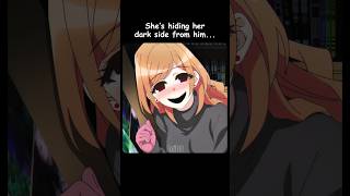 He had no idea who she really was... 😨🖤 #anime #shorts