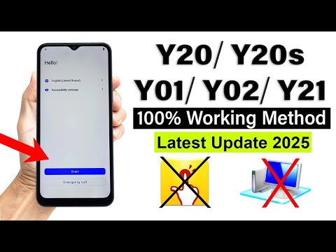 Vivo Y01/Y02/Y20/Y20s/Y21 - FRP Bypass Android 12 : New Method - 100% WORKING (Without PC)