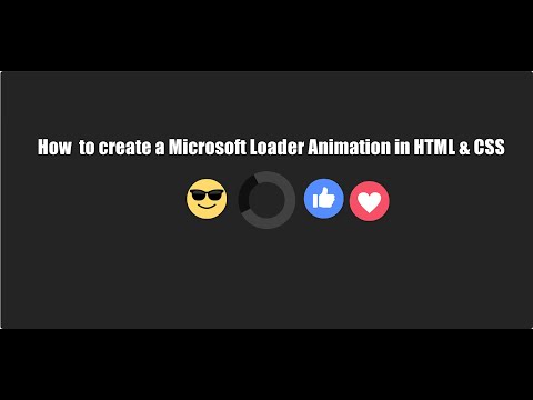 Pure CSS 3 Microsoft Loader Animation | HTML & CSS Animation and Effects