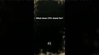 Tech Trivia: CPU Smarts!