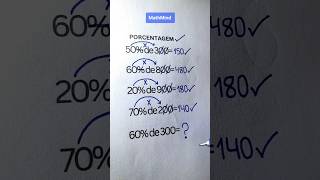 Percentage Shortcut #Mathmind #matthstrics #calculationtrick #shortsfeeds #shorts