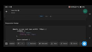 Responsive Admin Dashboard Template | Interactive Admin Panel with Cards & Table