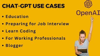 Chat GPT use cases || Job interview Preparation || How to learn coding || Letter writing with CHTGPT