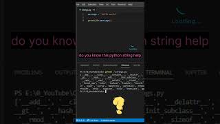 python strings #shortstutorials #shorts #python #pythonforeveryone @CodeasByteS