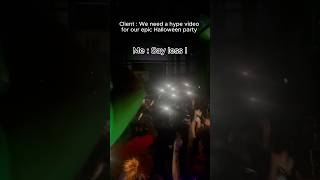 Creating something epic for the ultimate Halloween party 🎃  #eventvideography #halloweenparty