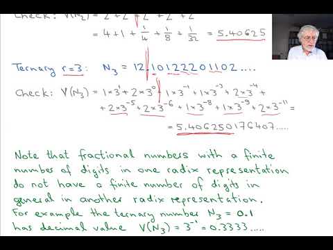 Fractional Number Representation