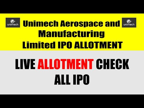 Unimech Aerospace IPO LIVE ALLOTMENT STATUS  | IPO LIVE ALLOTMENT | IPO ALLOTMENT LIVE |
