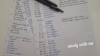study with me, no bgm, background noise, real time, taking notes and typing