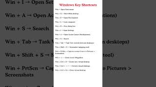 Windows key Shortcut keys#exceltips #exceltricks #exceltutorial #excelshortcuts