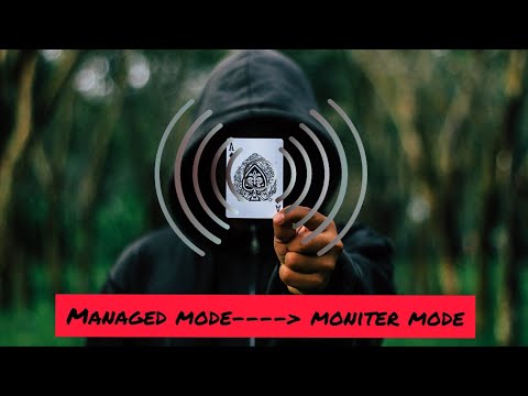 How to enable Monitor mode in wireless adaptor ( internal or external)