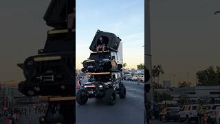 Double Stacked Jeeps at SEMA 2023 #sema #jeep #semashow #rollout #sema2023