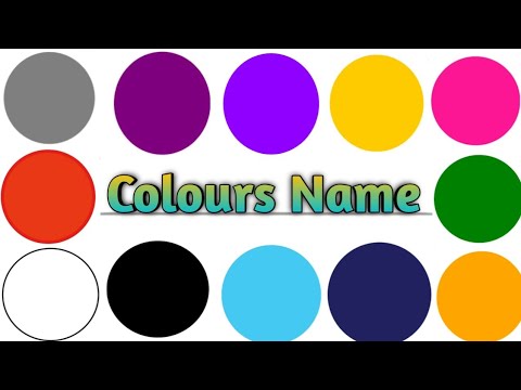 Colours name | colors name vocabulary | #colournames   @TheLearningUniverse11