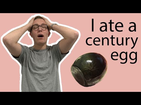 We tried CENTURY EGG - VLOG35