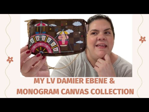 My Louis Vuitton Monogram Canvas and Damier Ebene Collection!