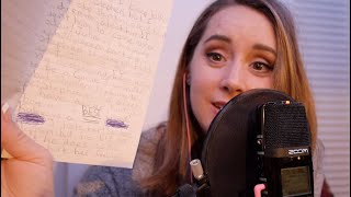 [ASMR] Reading My Childhood Diary (Soft Spoken, Page Turning)