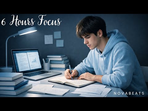 6 Hour Deep Focus Study | Calm Lofi | Long Study Session