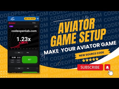 Avviator Game Source Code with complete setup || Make your own avviator game ✈️