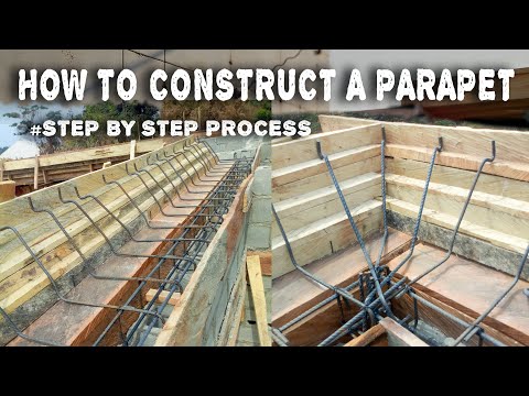 Roof parapet | Concrete fascia #parapet #housedesign