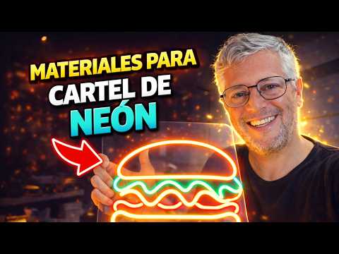 Cómo hacer carteles de neón | Materiales y herramientas (Curso GRATIS #1)