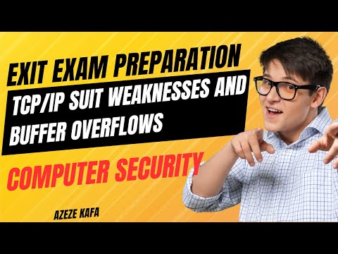EXIT Exam Preparation Questions on TCP/IP Suit Weaknesses and Buffer Overflows