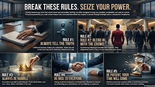 10 Social Rules You Must Break to Become Powerful | Machiavelli’s Dark Psychology (Part 1)