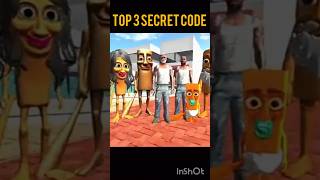 top 3 SECRET CODE Indian bike driving 3d story #indianbikesdriving3d #automobile #shorts