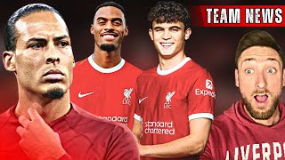 LFC's Official Premier League Squad List Released, Van Dijk on his LAST LEGS?! | LFC News