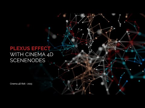 Plexus Effect with Cinema 4D Scene Nodes