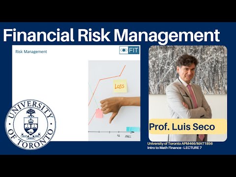 Financial Risk Management - Lecture 7 APM466/MAT1856