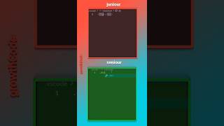 junior vs senior frontend developer #coding #shorts #programming #phonk