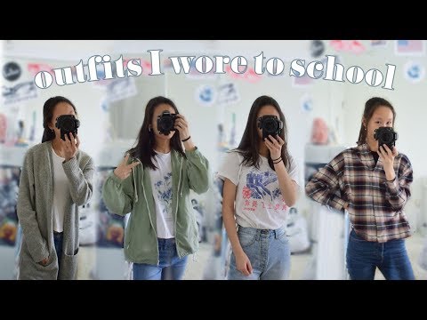 what I wore to school for a week! (outfits of the week)