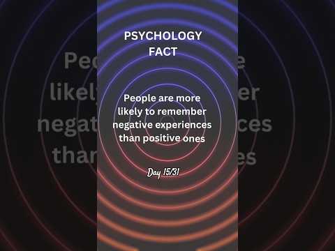 🧠 Why We Remember Negative Experiences More Than Positive Ones! 😟