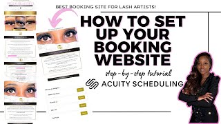 HOW TO SET UP YOUR BOOKING WEBSITE WITH ACUITY SCHEDULING!| STEP-BY-STEP TUTORIAL